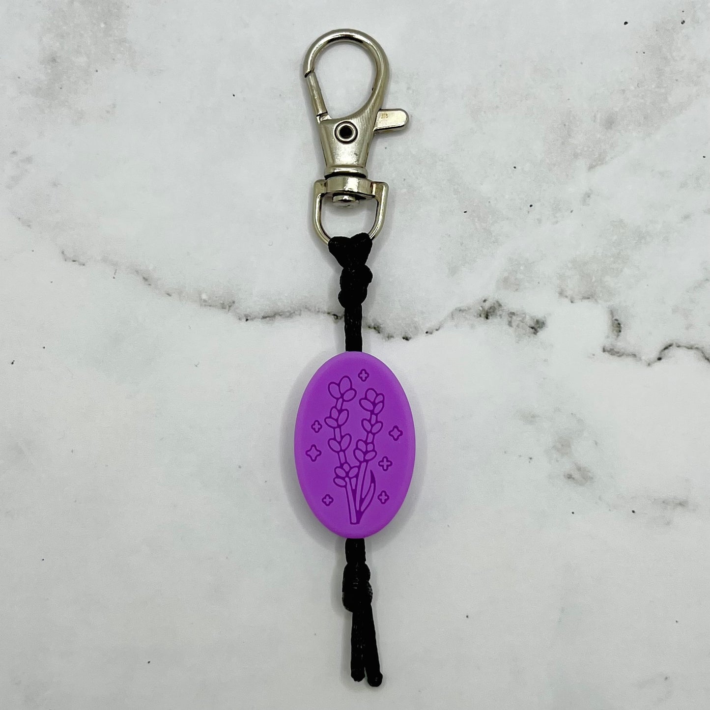 Lavender Fidget Charm / Zipper Pull