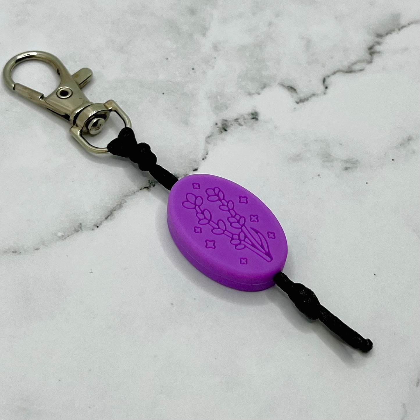 Lavender Fidget Charm / Zipper Pull
