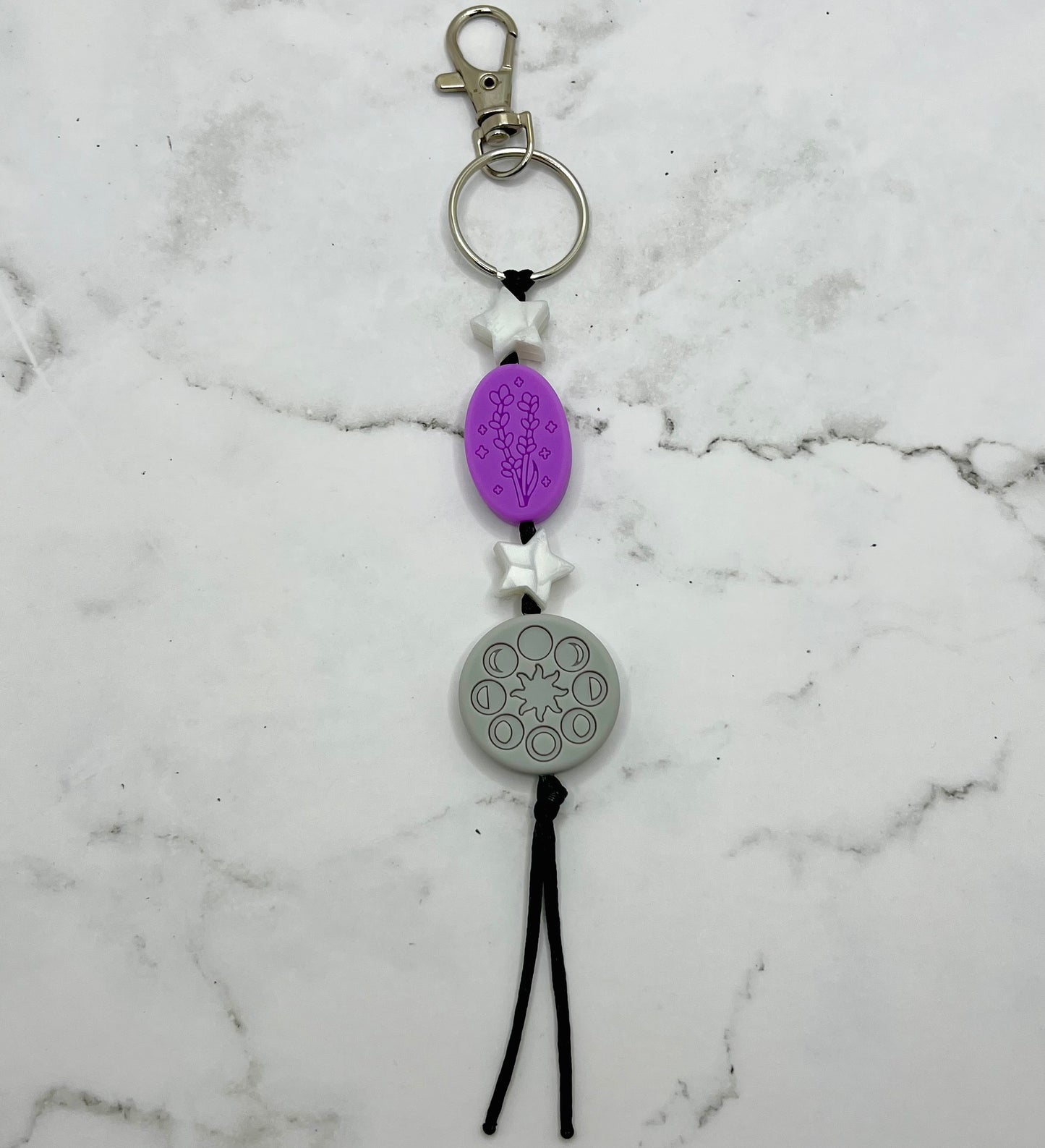 Lavender Fidget Keychain