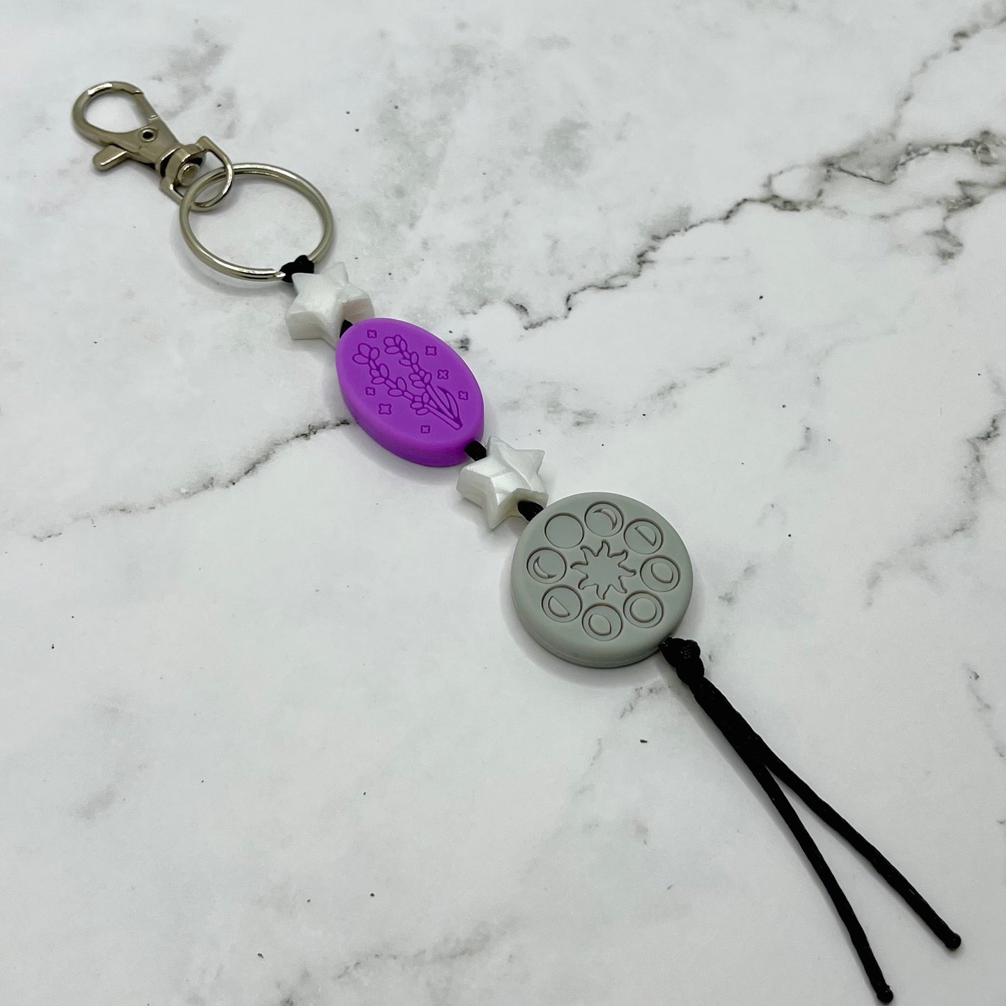 Lavender Fidget Keychain