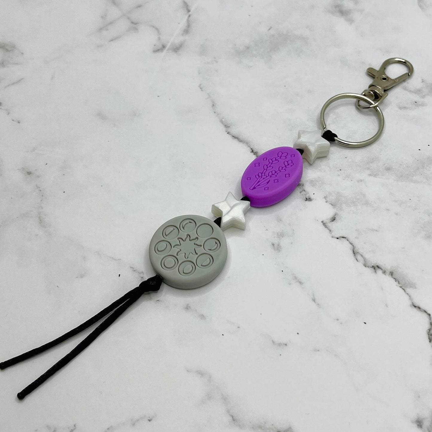 Lavender Fidget Keychain