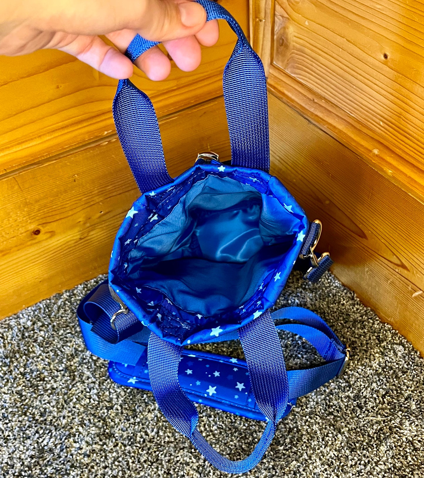 Star Water Bottle Bag with Fidget Zipper Pull