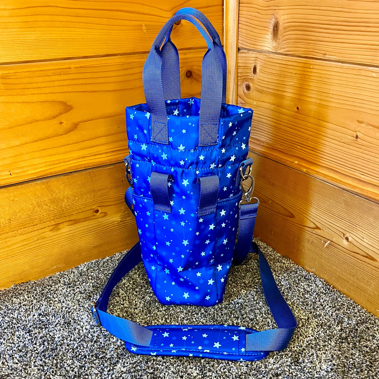 Star Water Bottle Bag with Fidget Zipper Pull