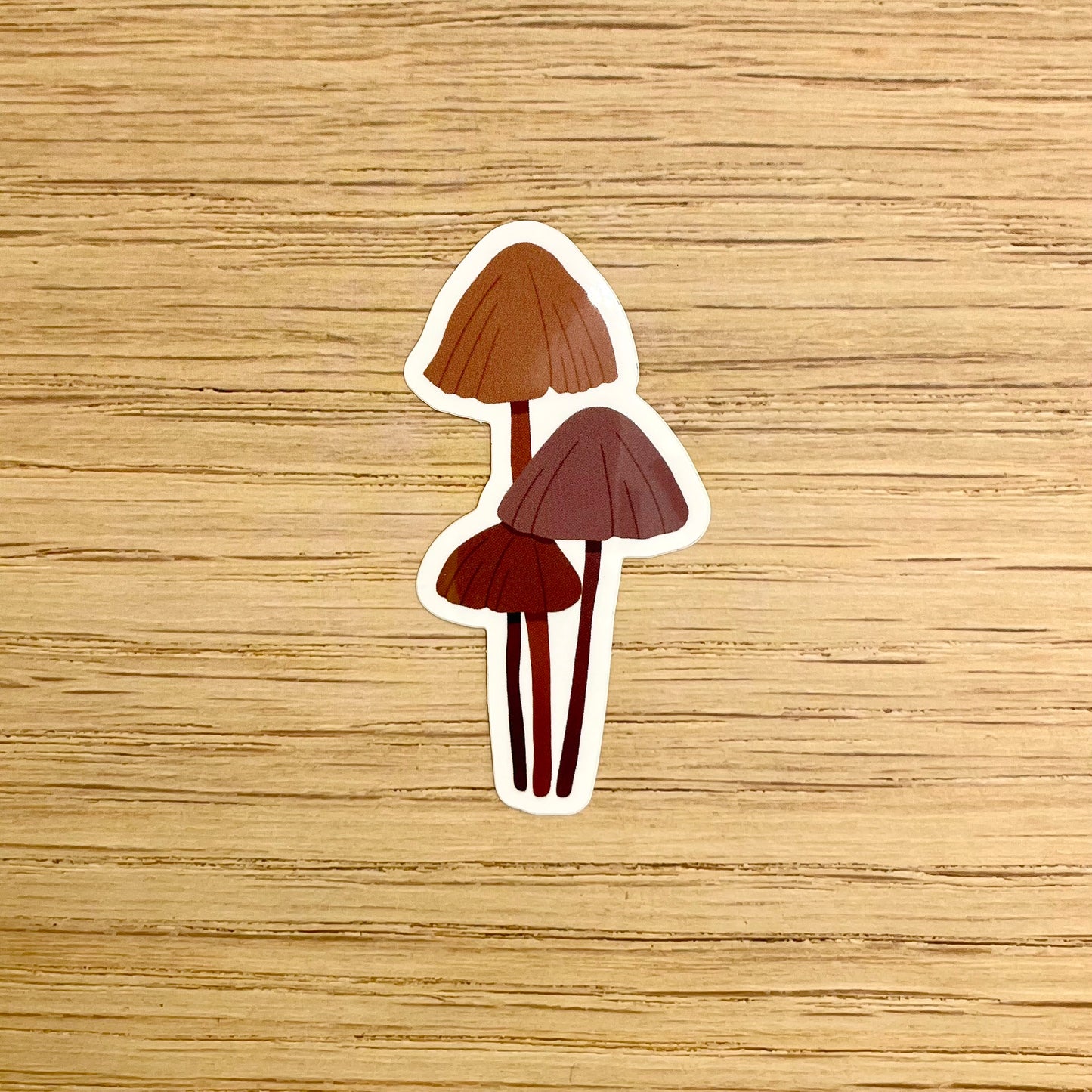 Brown Mushroom Sticker