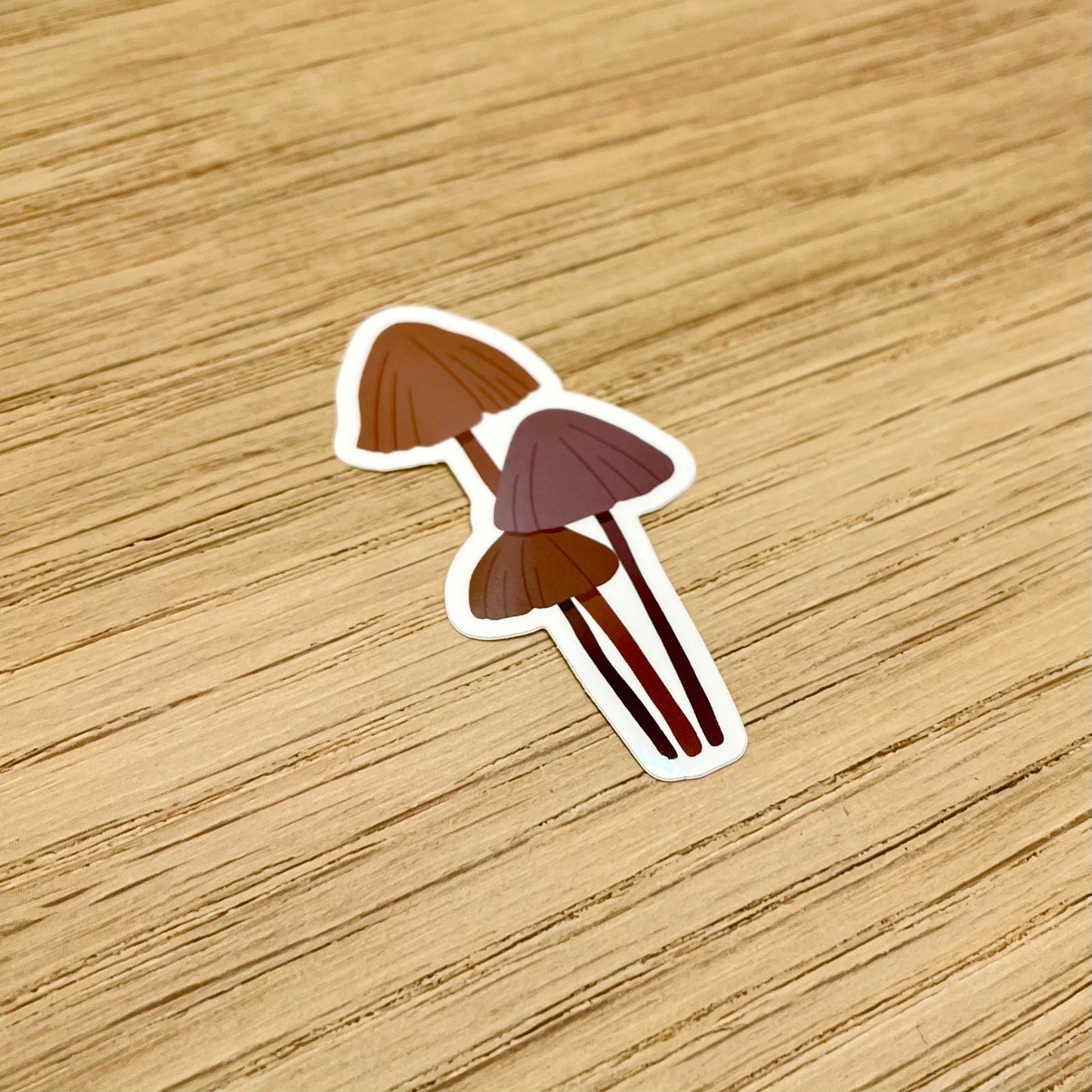 Brown Mushroom Sticker