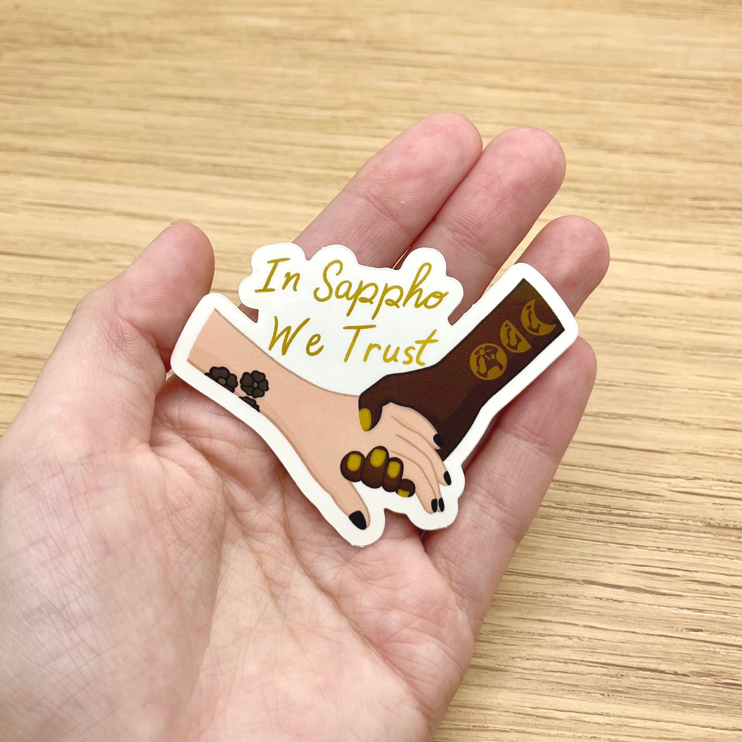 In Sappho We Trust Sticker