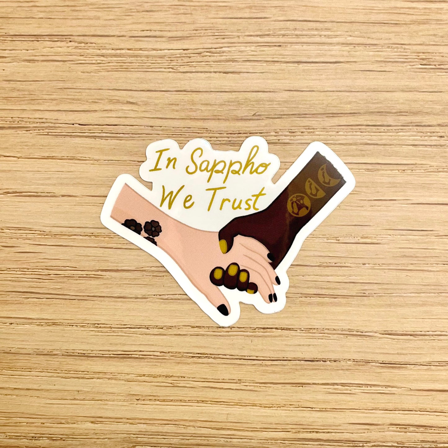 In Sappho We Trust Sticker