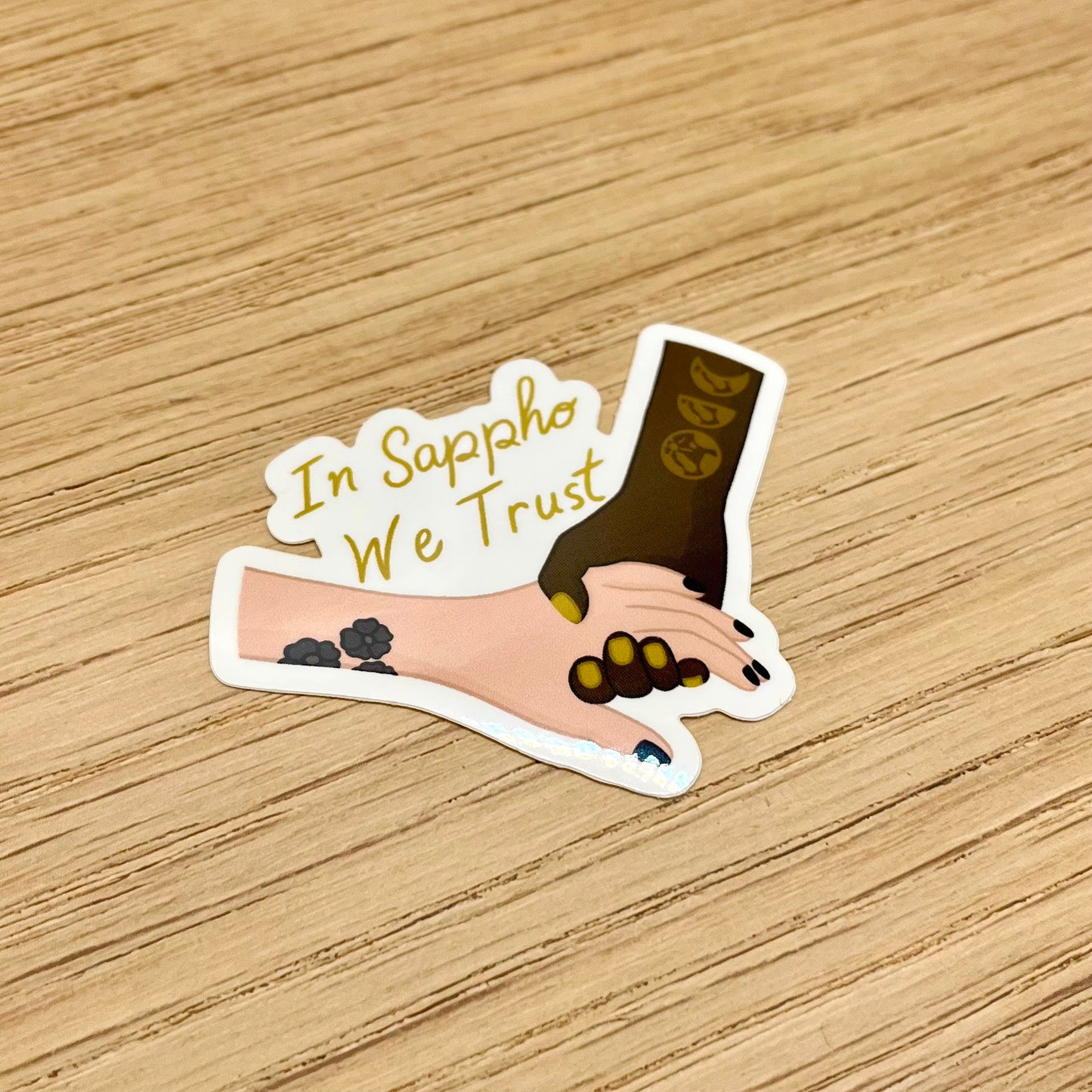 In Sappho We Trust Sticker