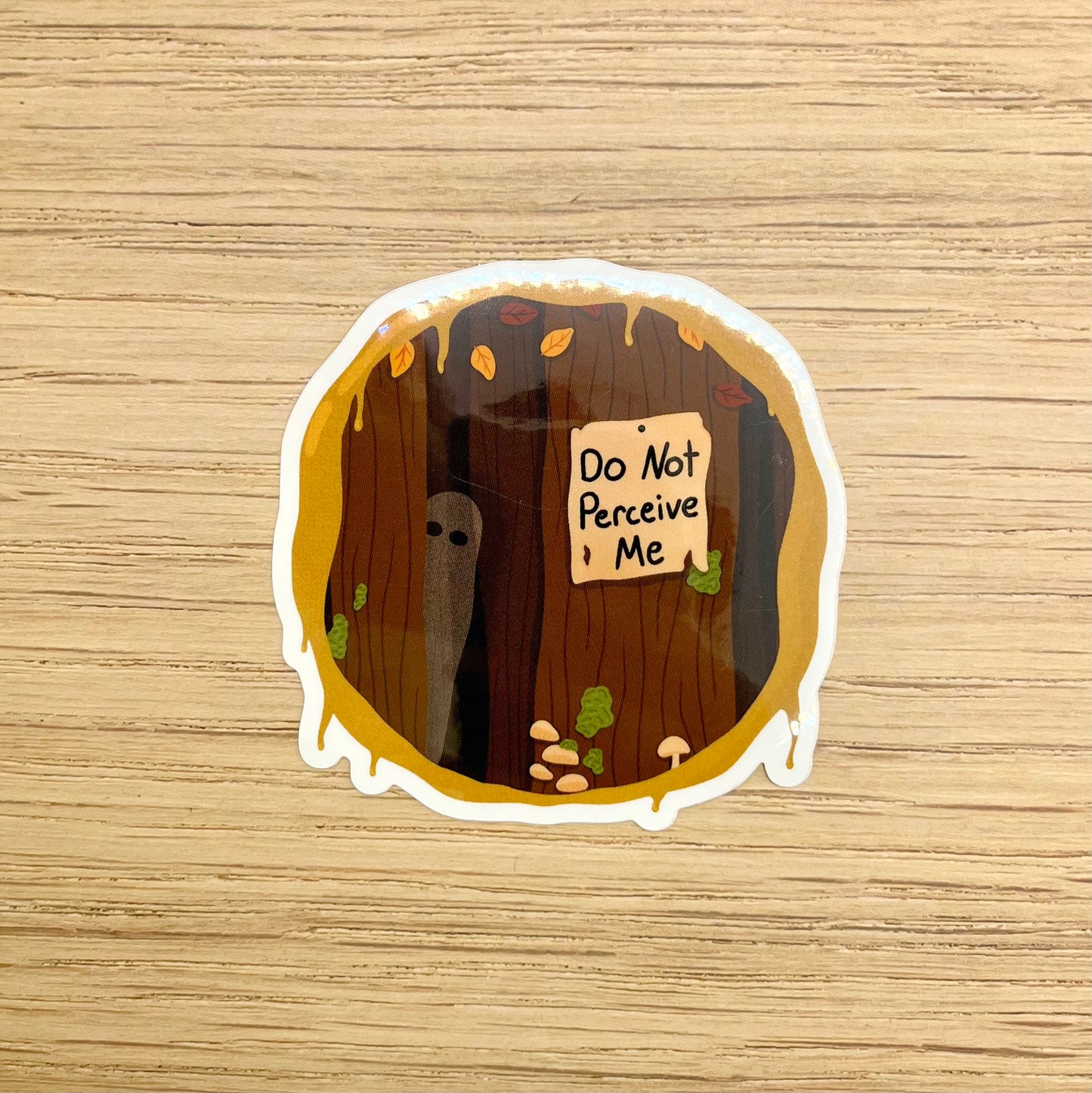 Do Not Perceive Me Cryptid Sticker