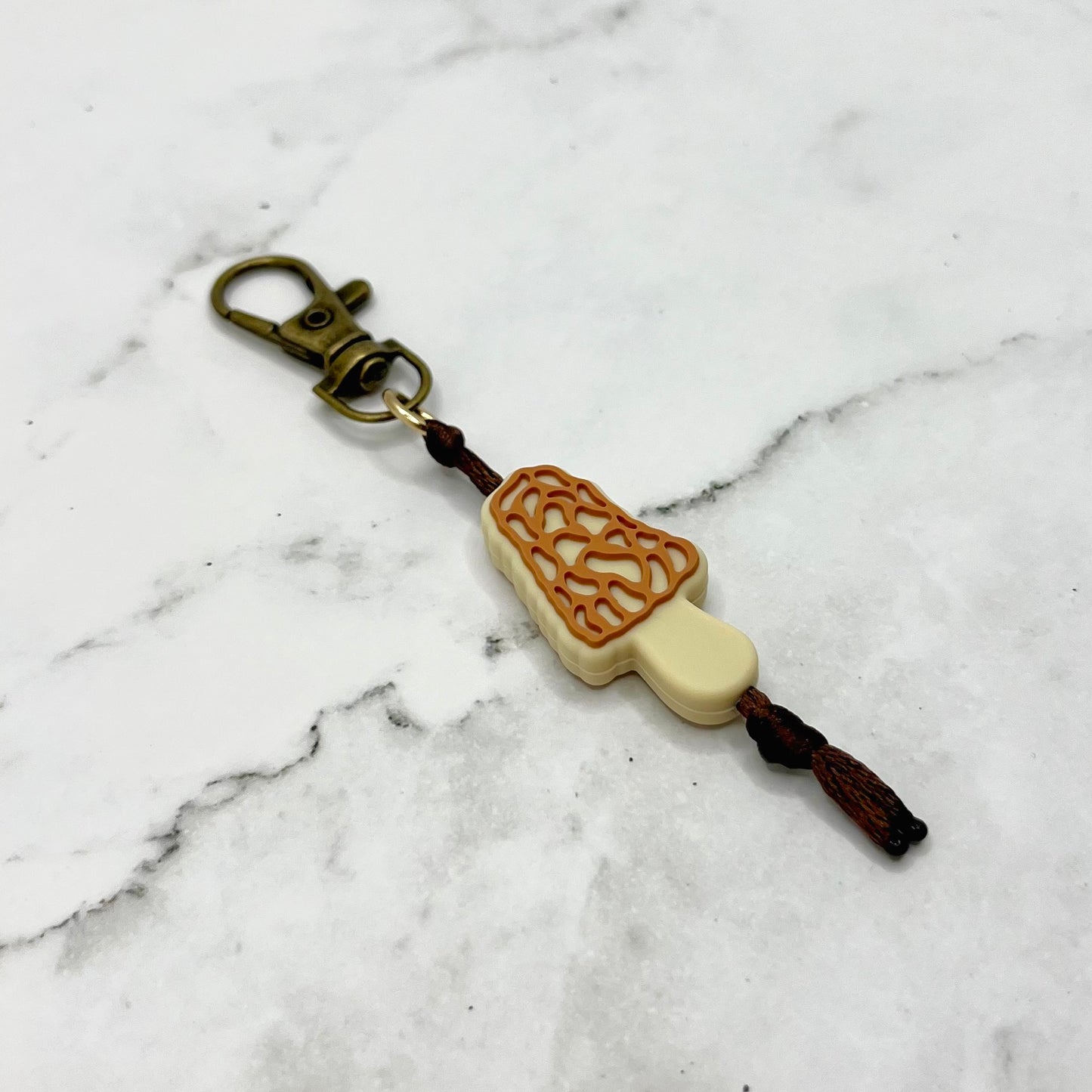 Morel Mushroom Fidget Charm / Zipper Pull