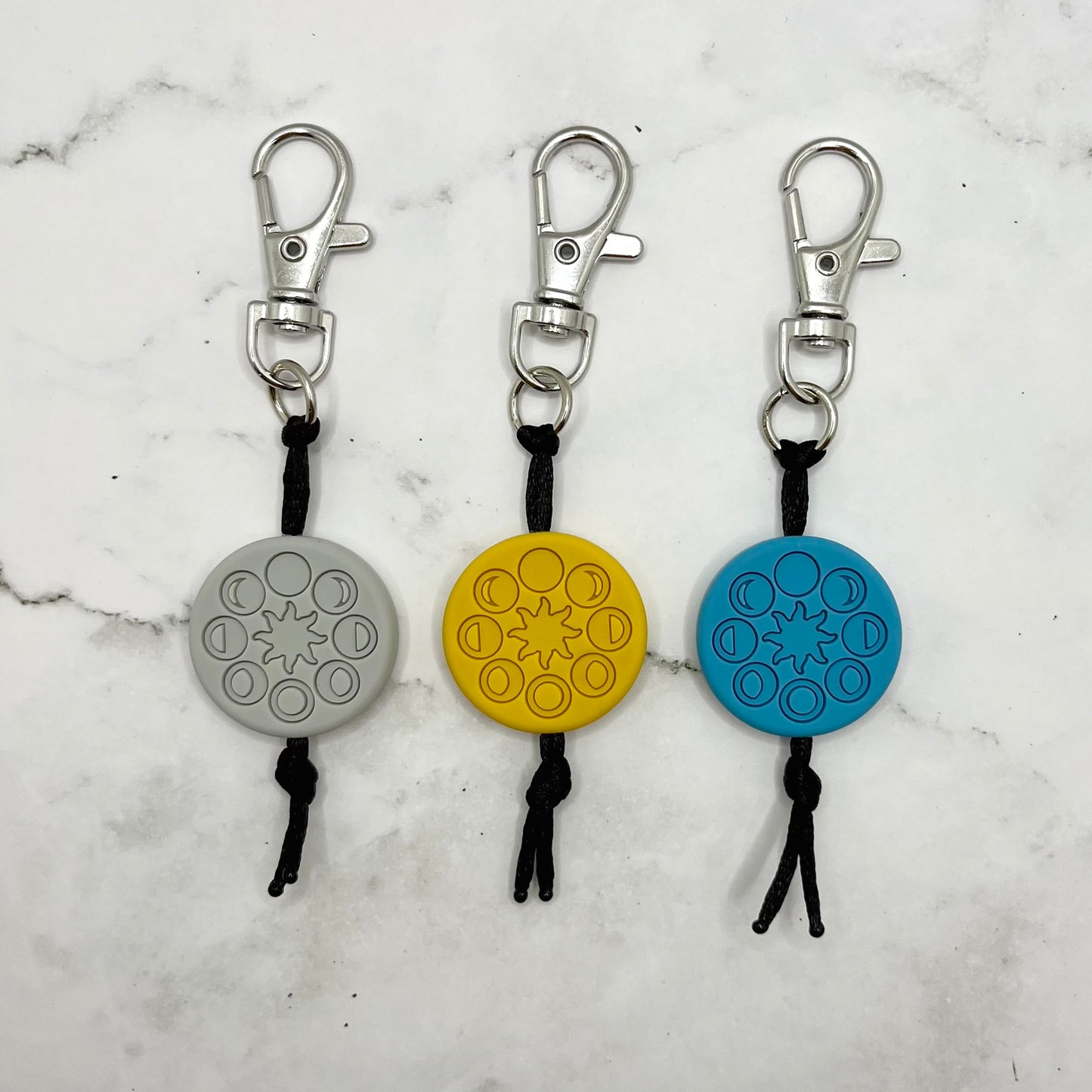 Moon Phases Fidget Charm / Zipper Pull