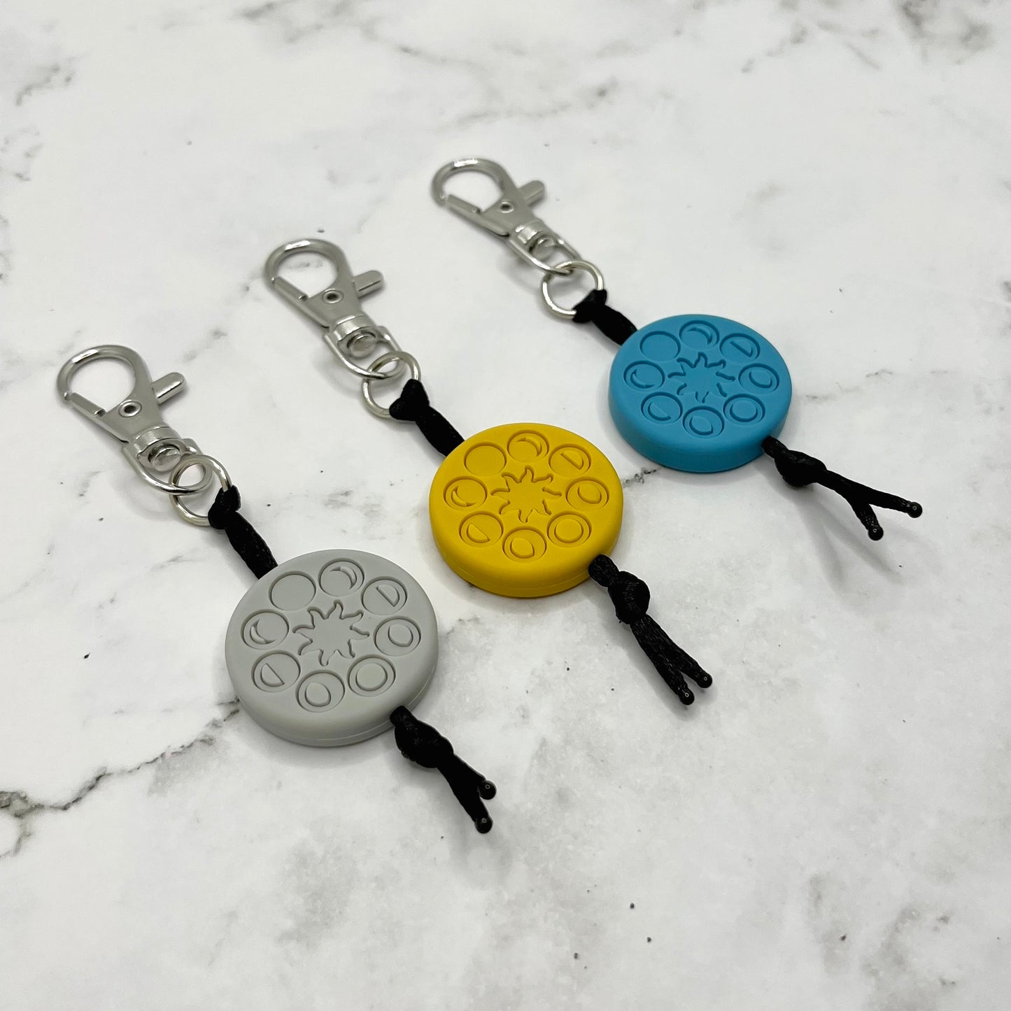 Moon Phases Fidget Charm / Zipper Pull