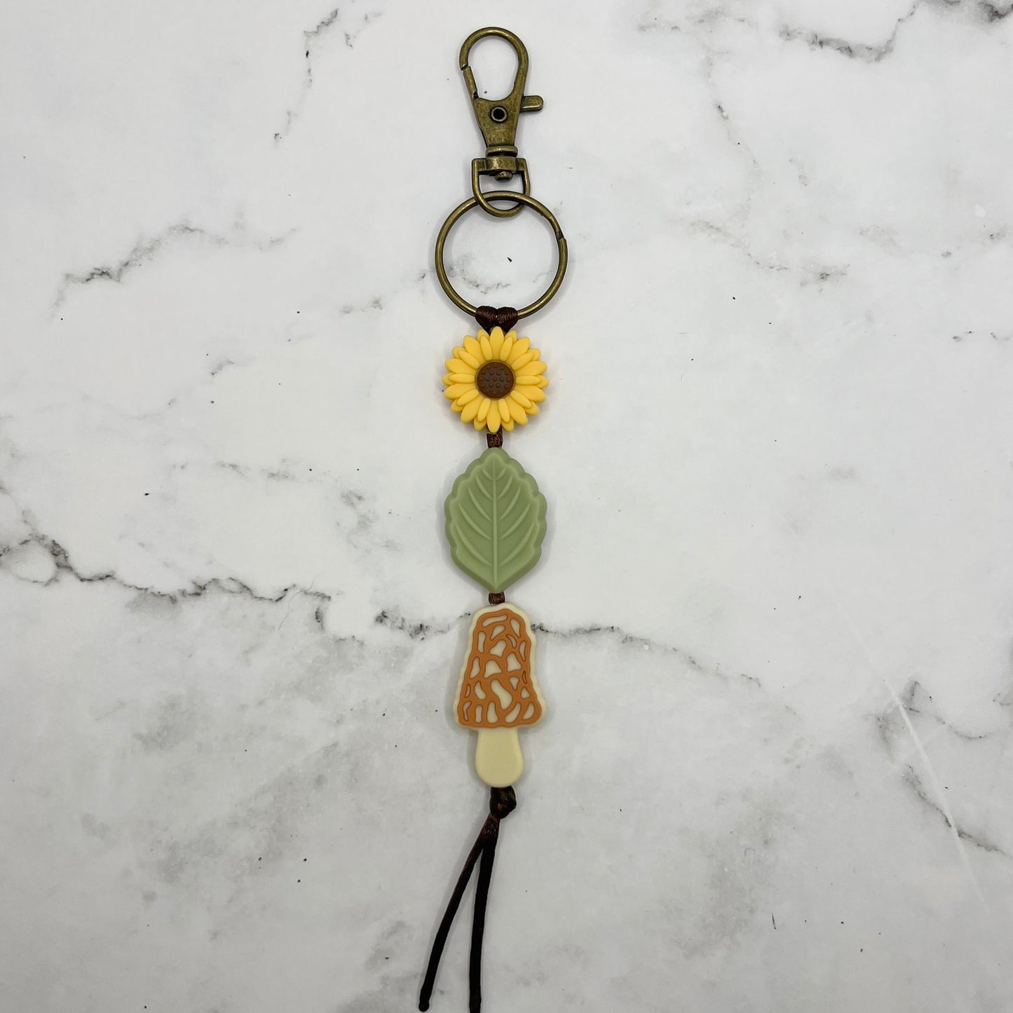 Morel Mushroom Fidget Keychain