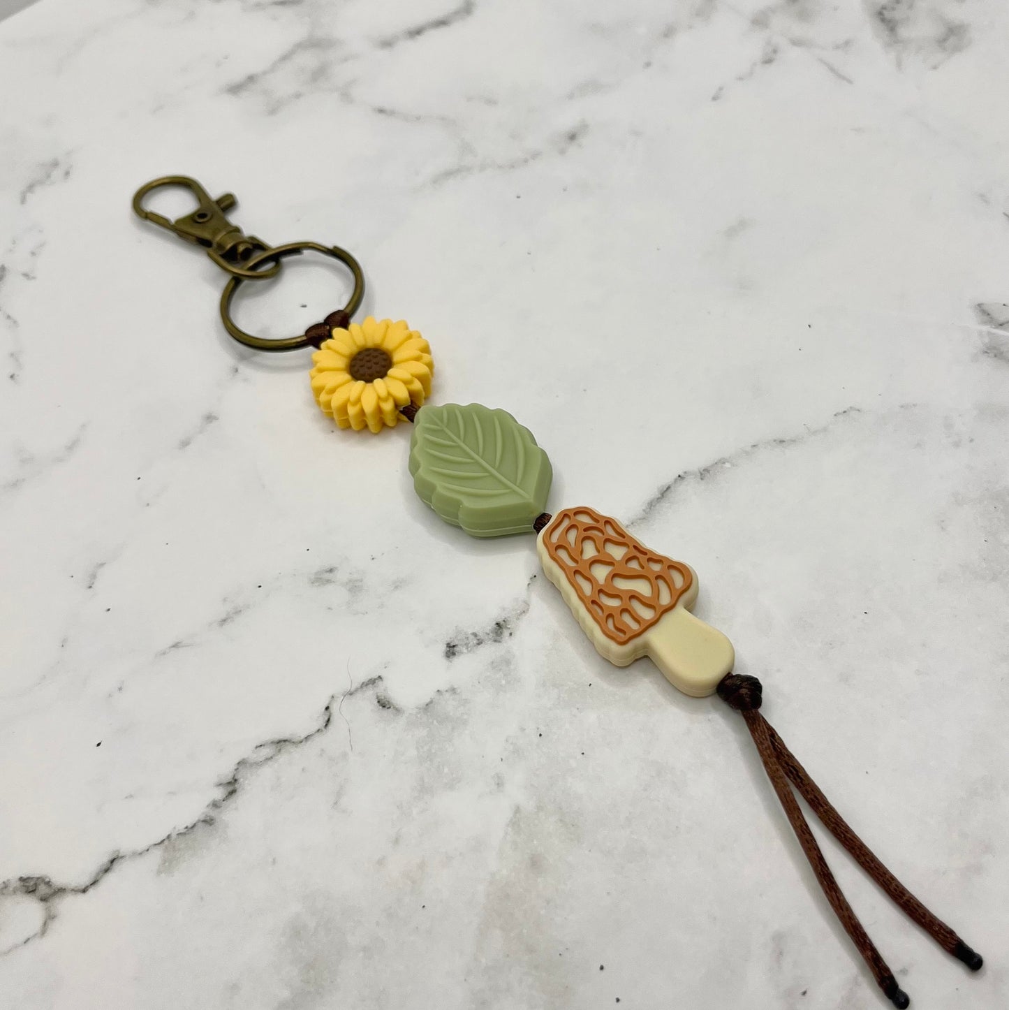 Morel Mushroom Fidget Keychain