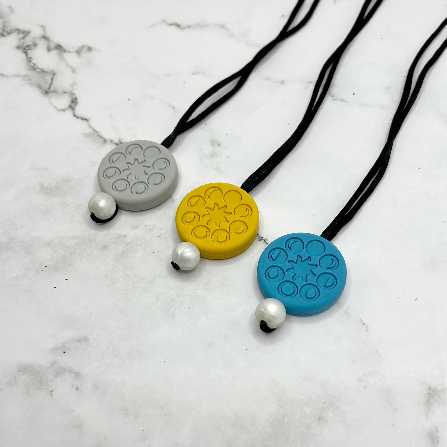 Moon Phases Fidget Chewelry Necklace