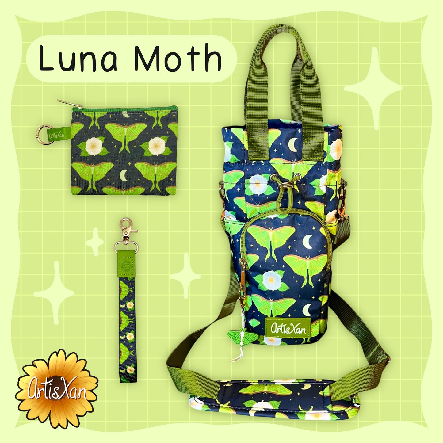 Luna Moth Essentials Bag