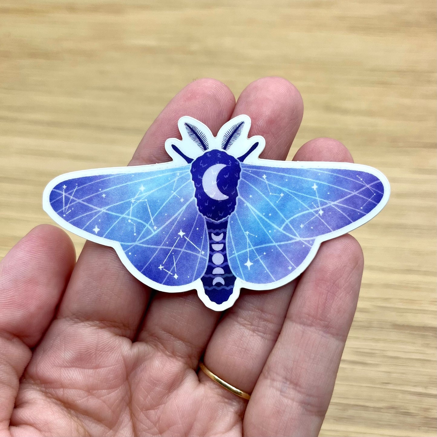 Moon Moth Sticker