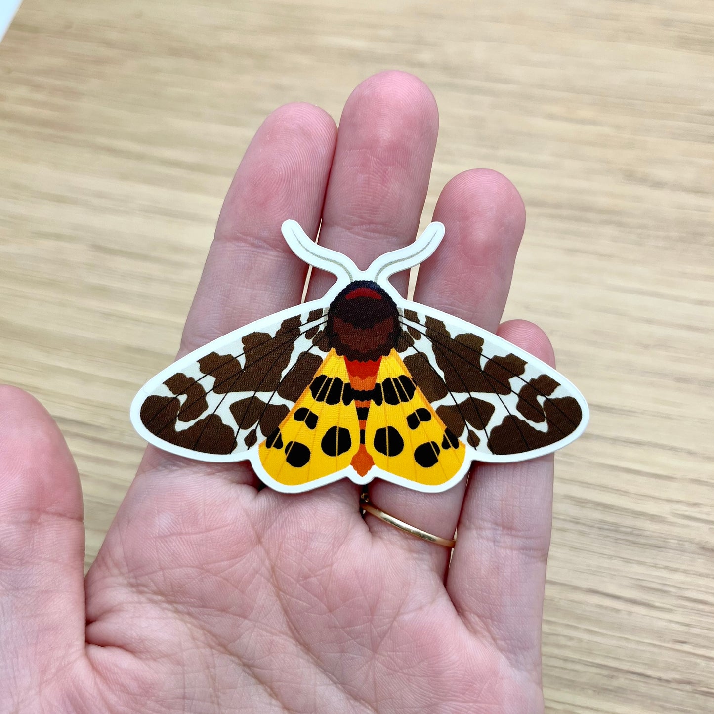 Garden Tiger Moth Sticker