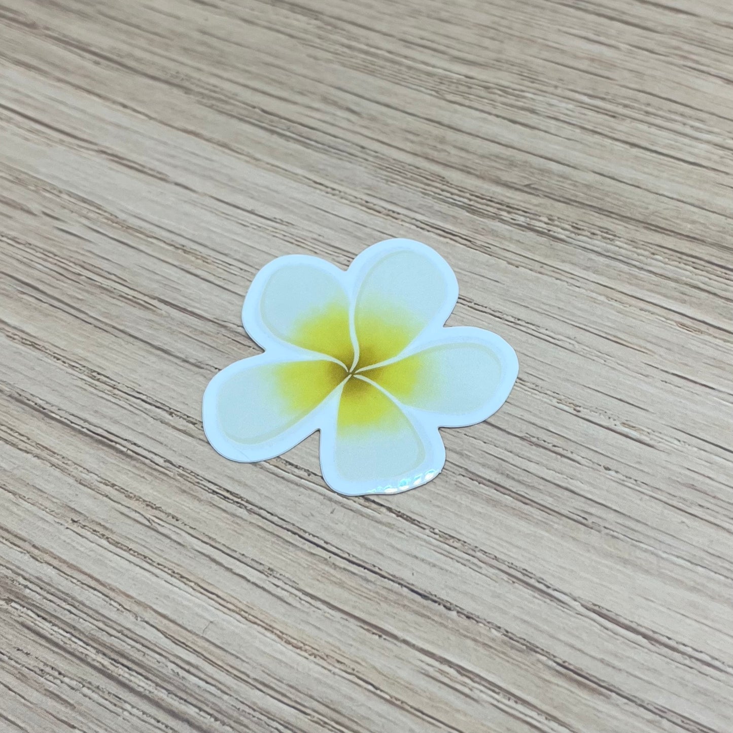 Frangipani Flower Sticker