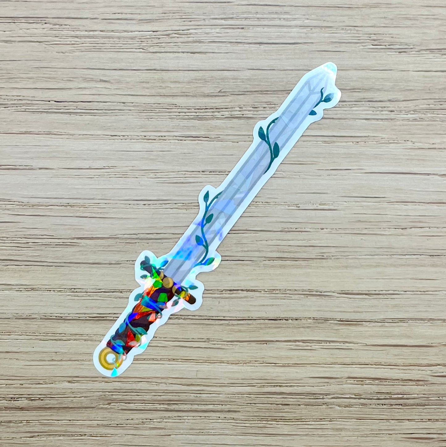 Holographic Sword Sticker
