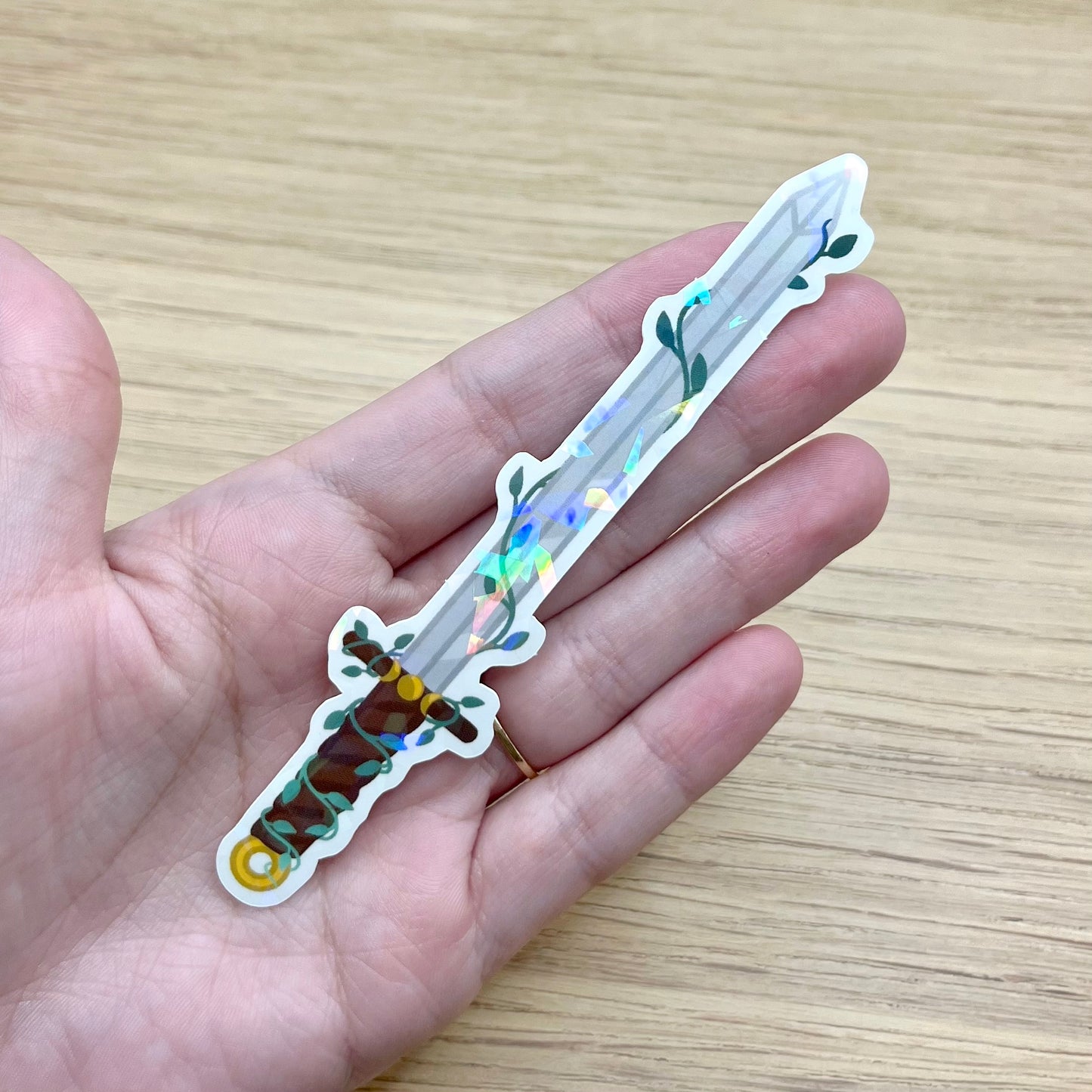 Holographic Sword Sticker