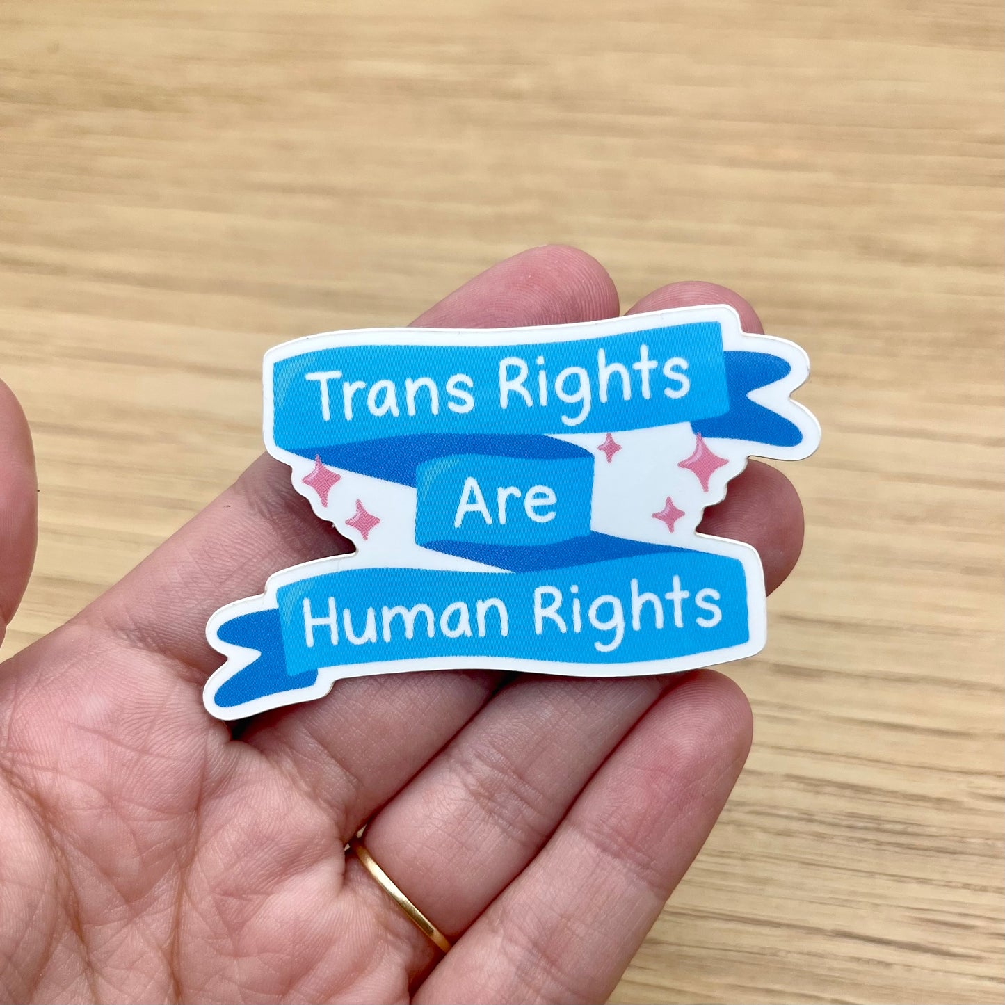 Trans Rights Are Human Rights Sticker