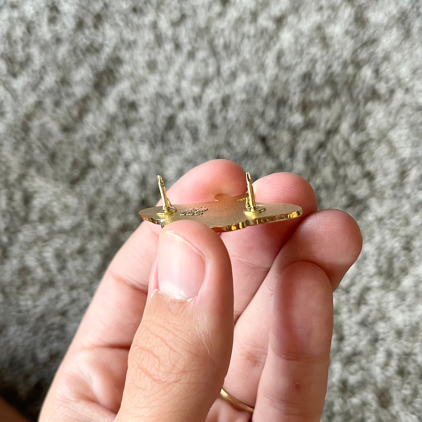 Emperor Moth Enamel Pin