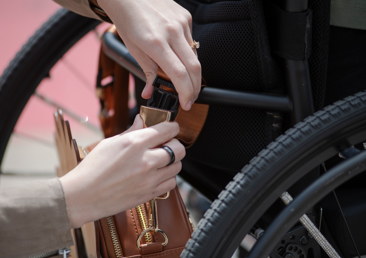Wheelchair Straps for Customizable Ita Bags